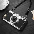 3D Retro Kamera Telefon Etui