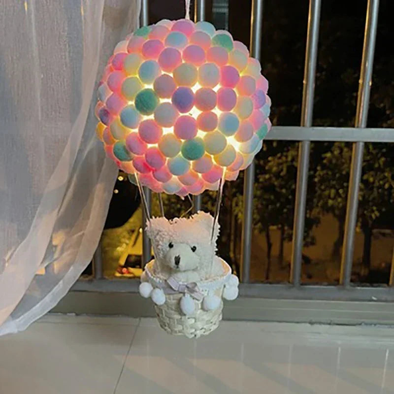 DIY Luftballon-formet Flyvende Dyr Natlampe