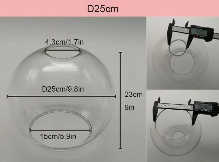ClearShade | Lampeskærm Transparent Lysdæksel