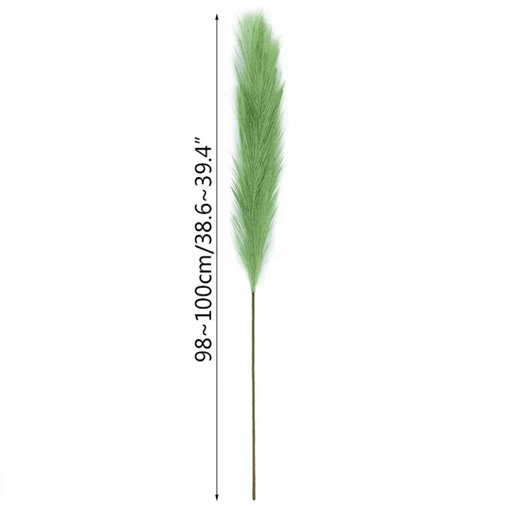 5 stk 100 cm Kunstig Pampas Græs Tørret Blomster Bouquet Bryllup Fest Dekoration Hjem Rum DIY Kunstige Planter Dekorationsmaterialer