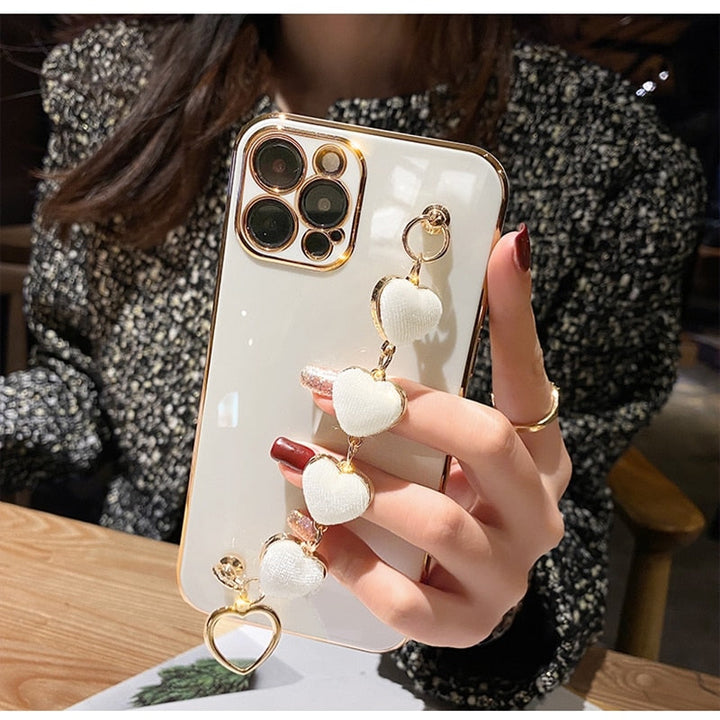 Ædelmetal Hjerte iPhone Cover