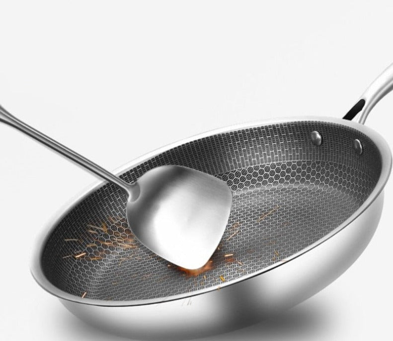 KitchenPro | Non-stick rustfrit stål stegepande