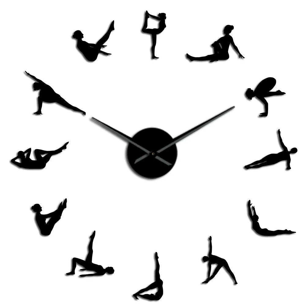 Pilates Poses DIY Vægur