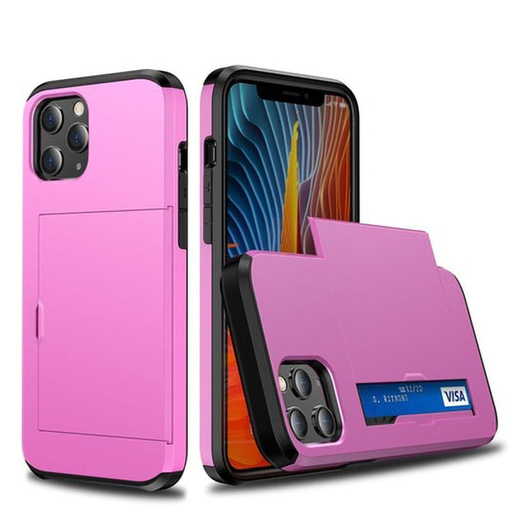 Business Armor Slide Wallet iPhone Cover