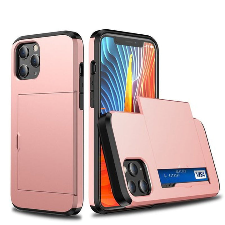 Business Armor Slide Wallet iPhone Cover