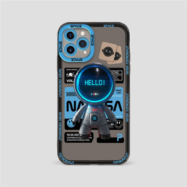 Rummets Tid Astronaut Kunstnerisk Telefoncover