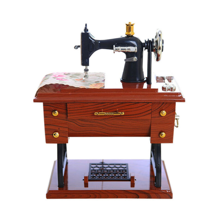Mini Craft Retro Symaskine Dekoration