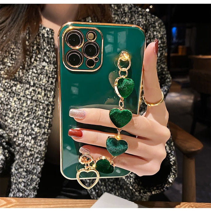Ædelmetal Hjerte iPhone Cover
