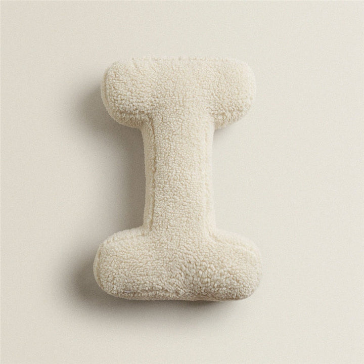 Alfabet Bogstav Fleece Pude