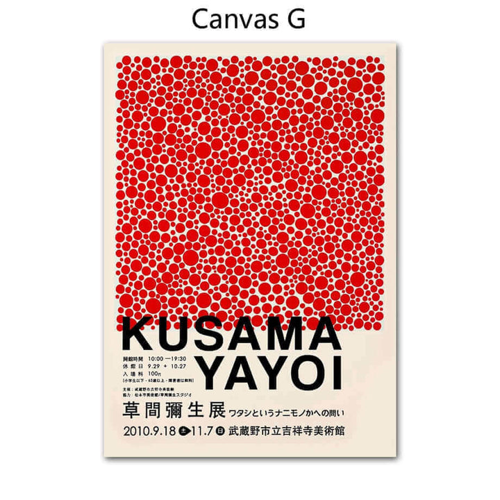 Yayoi Kusama Abstrakt Premium Plakat