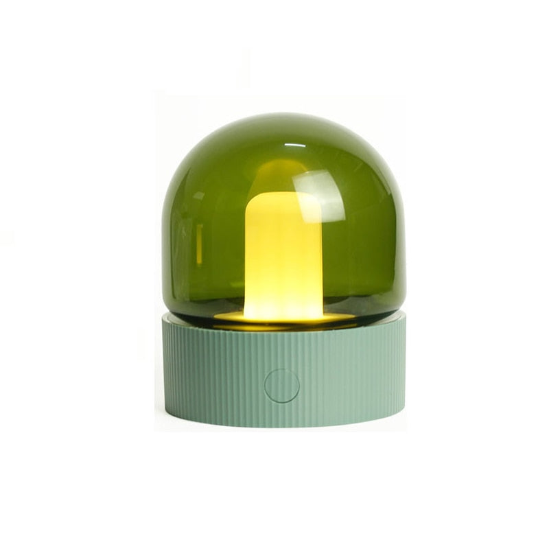 Vintage MiniPastell Natbord Lampe