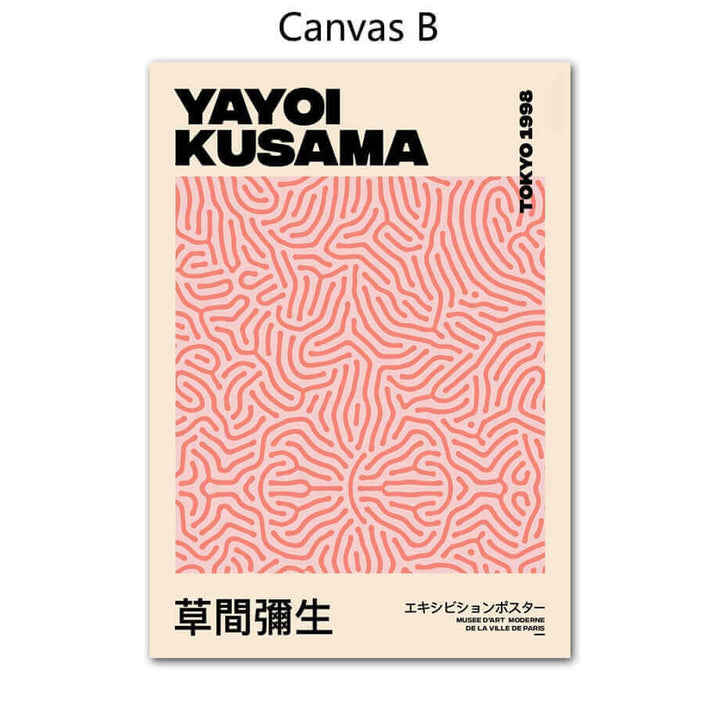 Yayoi Kusama Abstrakt Premium Plakat