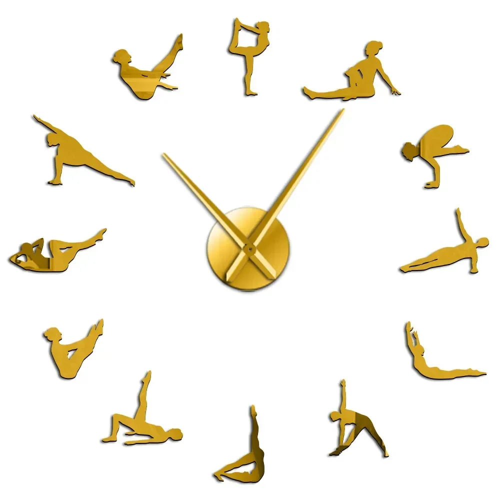 Pilates Poses DIY Vægur