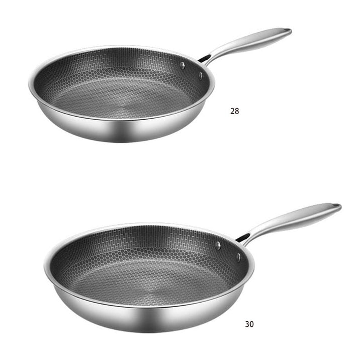 KitchenPro | Non-stick rustfrit stål stegepande