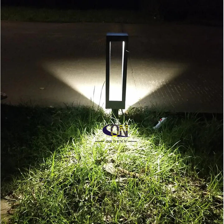 15W LED havebelysning: aluminium postlampe til udendørs gård, villa landskabsbelysning