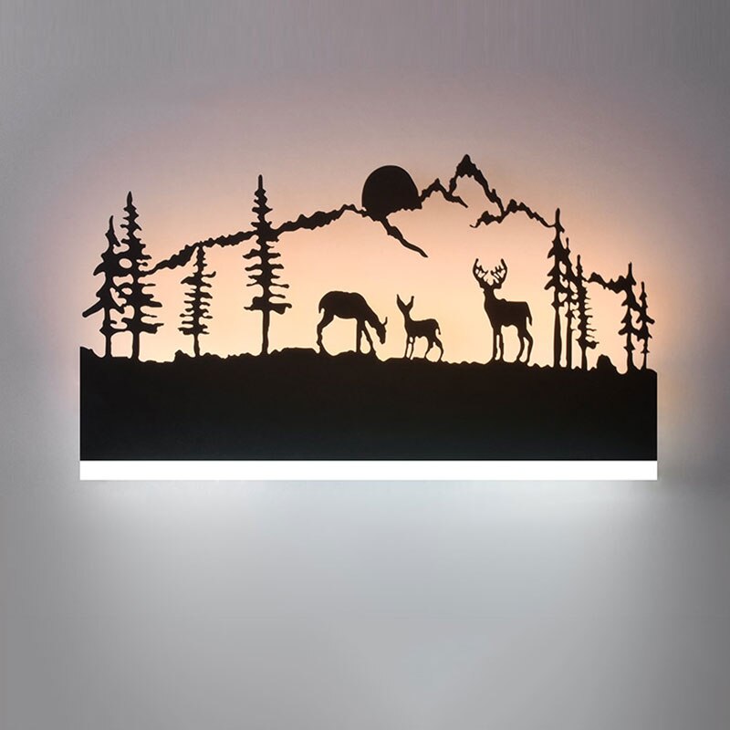 Væglampe med alsidigt design