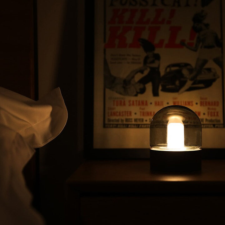Vintage MiniPastell Natbord Lampe