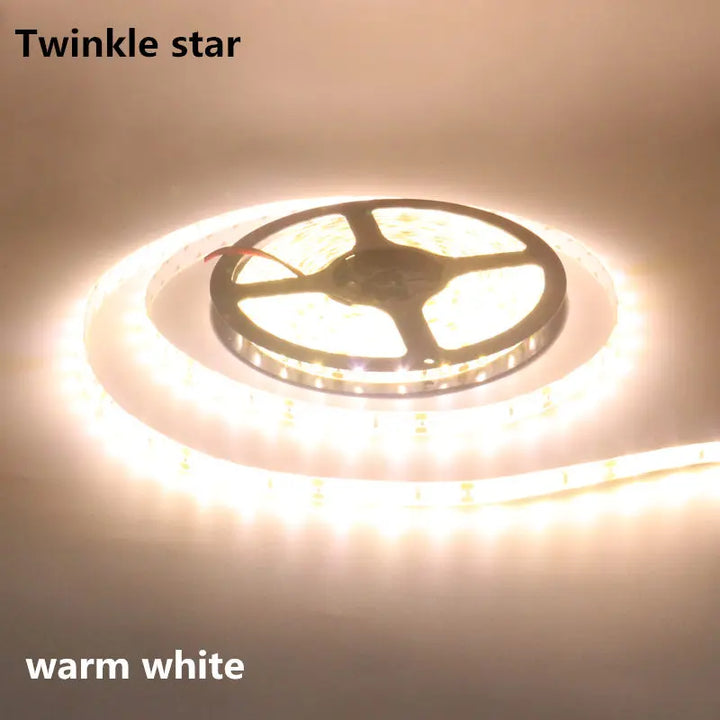 Vandtæt 5M LED strip lys i varmt og koldt hvid