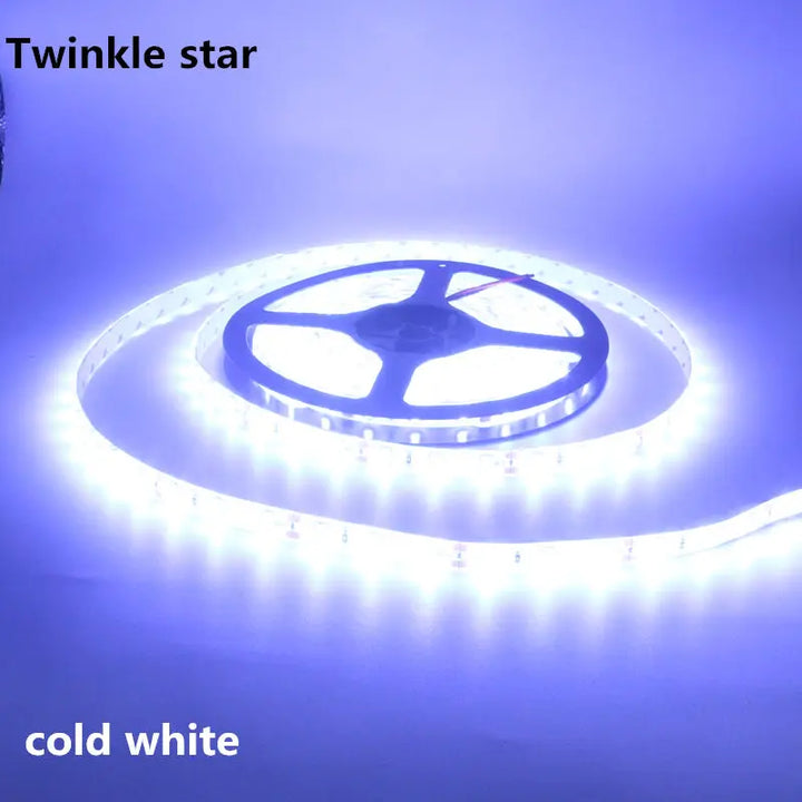 Vandtæt 5M LED strip lys i varmt og koldt hvid