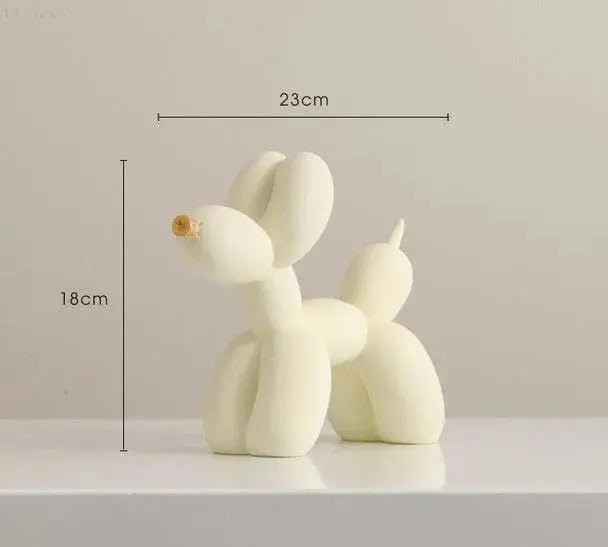 Haku - Ballon ornament med gylden næb