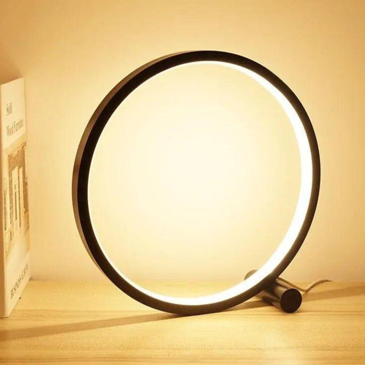 Dæmpbar LED Touch Rund Bordlampe til Kreative Rum