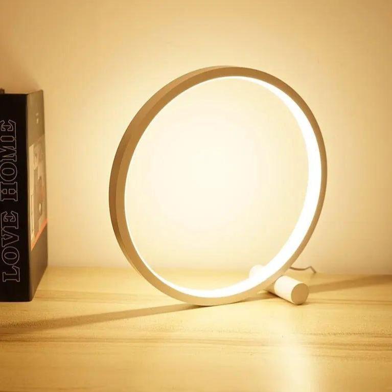 Dæmpbar LED Touch Rund Bordlampe til Kreative Rum