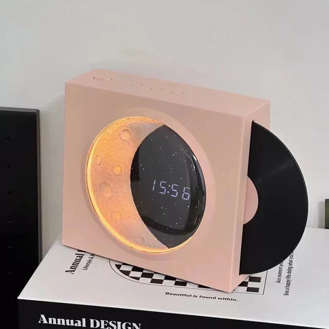 Månelampe med musik og LED natlys – Stemningsbelysning med Bluetooth-højttaler |