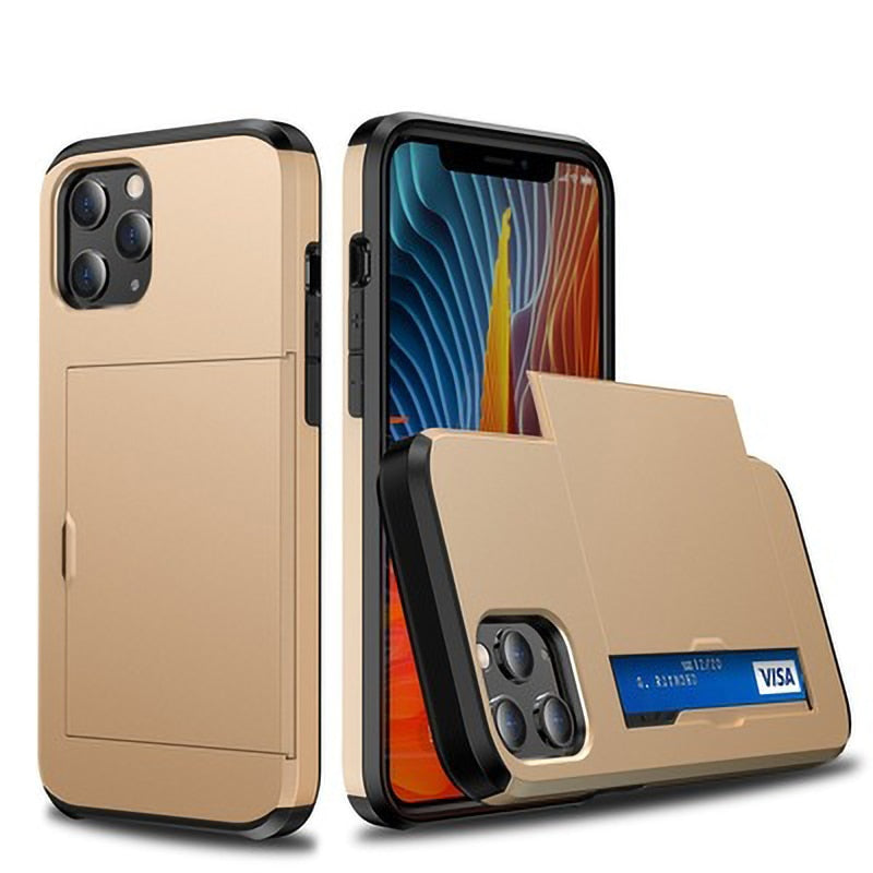 Business Armor Slide Wallet iPhone Cover