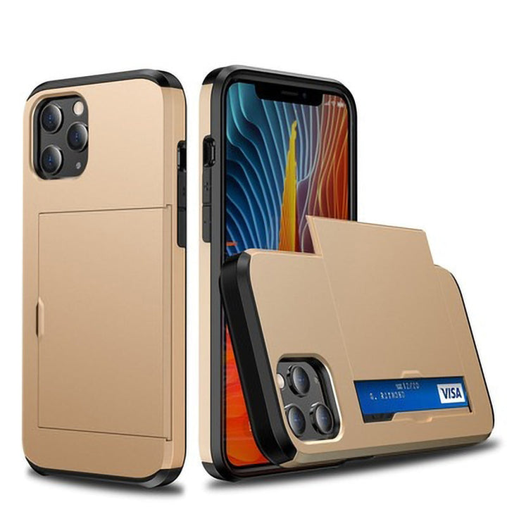 Business Armor Slide Wallet iPhone Cover