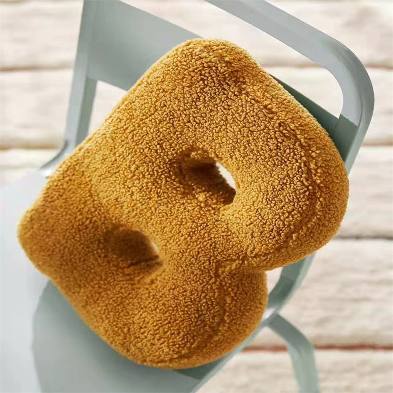 Alfabet Bogstav Fleece Pude
