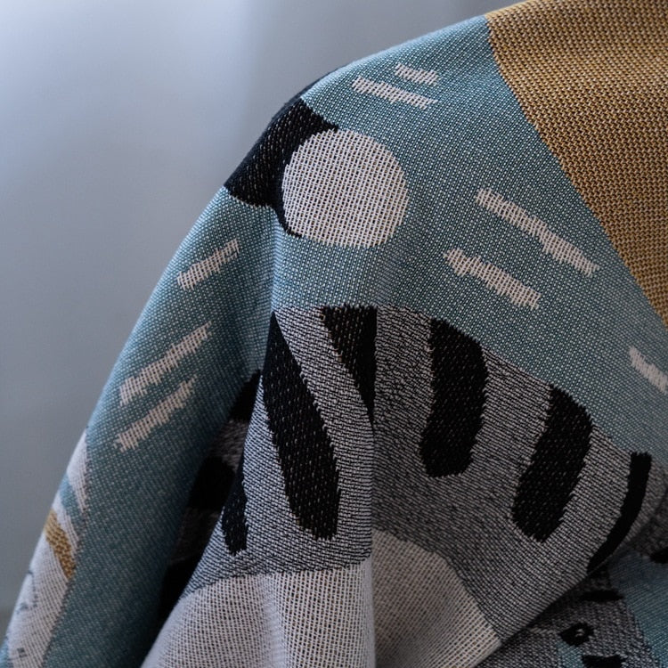 Vintage Græskar Sofa Cover Blanket
