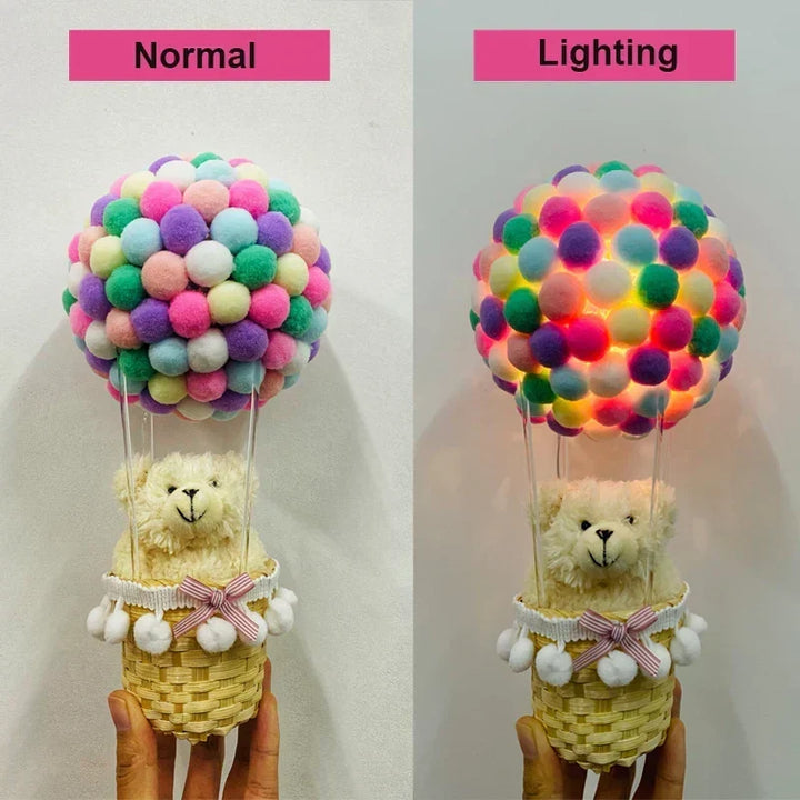 DIY Luftballon-formet Flyvende Dyr Natlampe