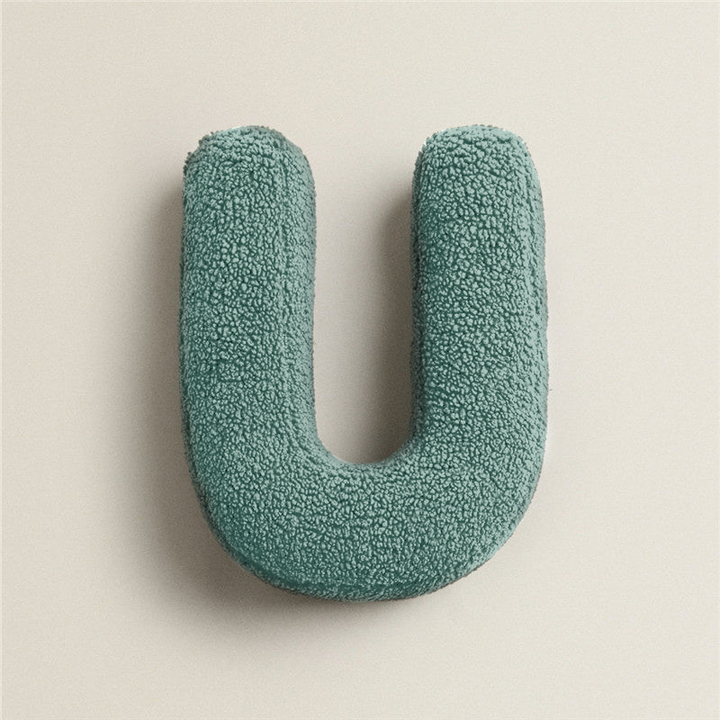 Alfabet Bogstav Fleece Pude