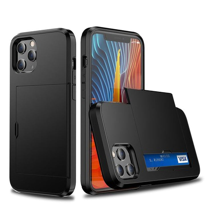 Business Armor Slide Wallet iPhone Cover