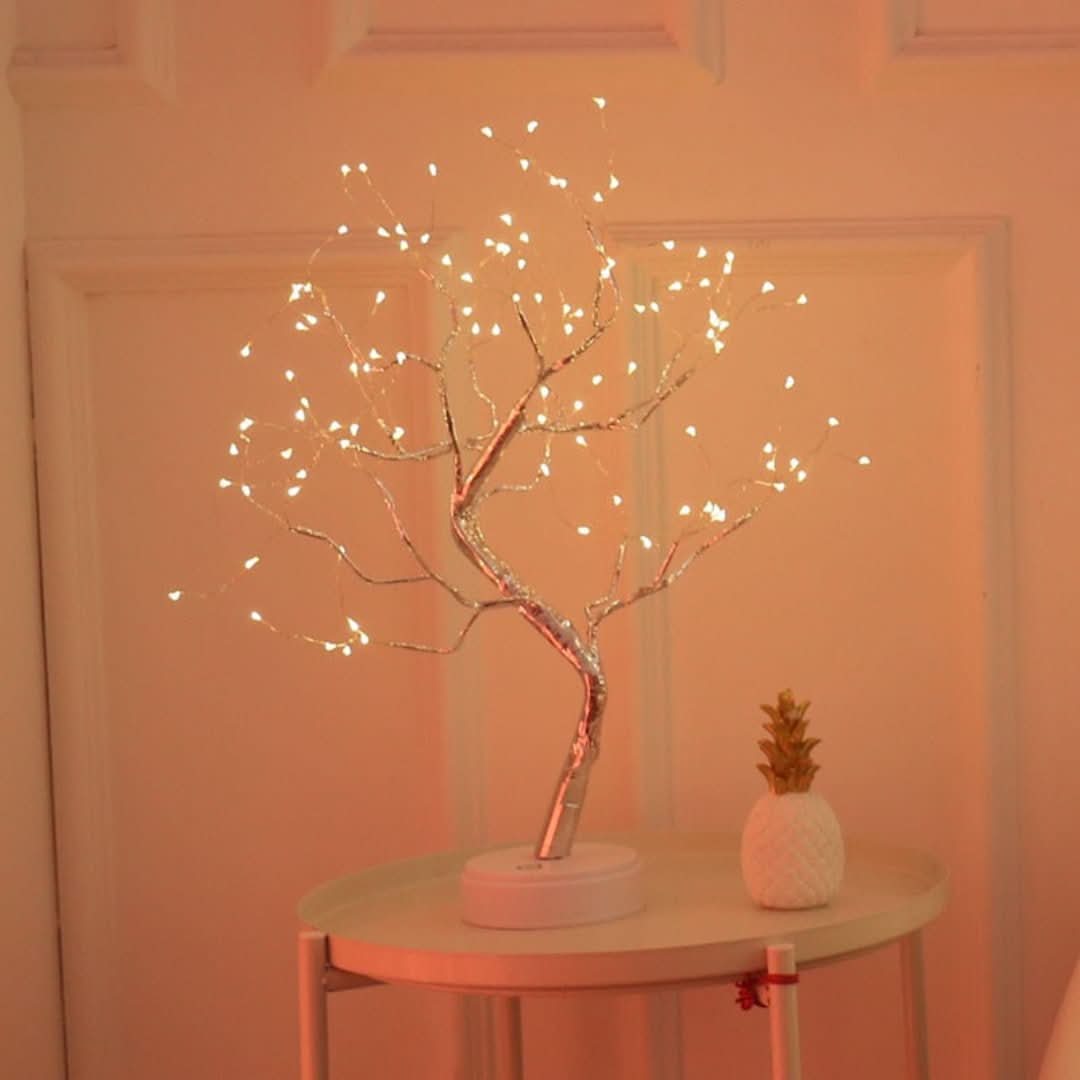 Lys Træ Bordlampe