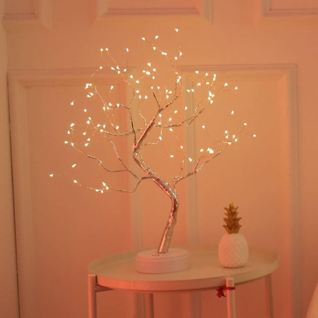 Lys Træ Bordlampe