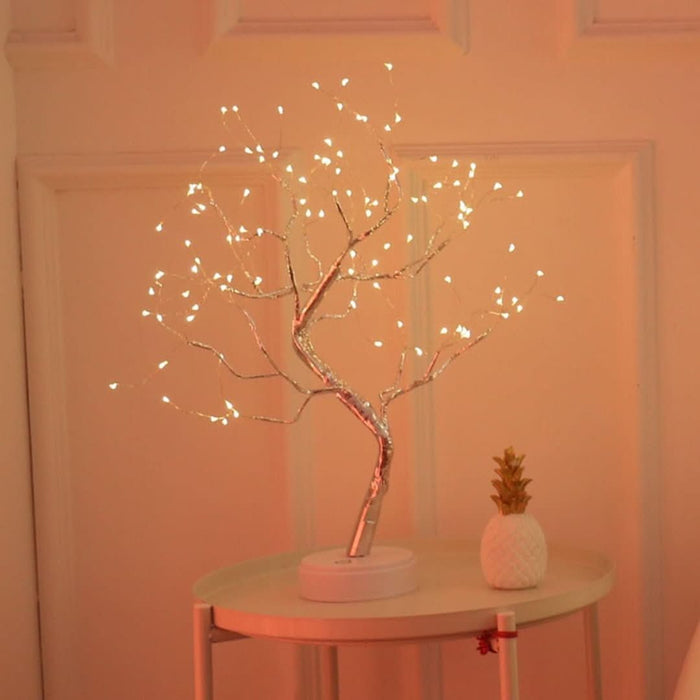 Lys Træ Bordlampe