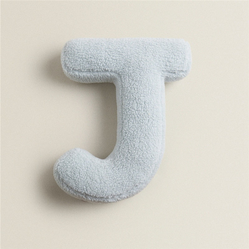 Alfabet Bogstav Fleece Pude