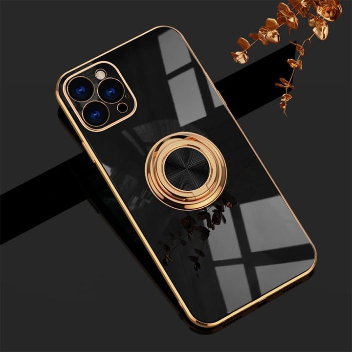 iPhone Cover med Metal Stativ Ring
