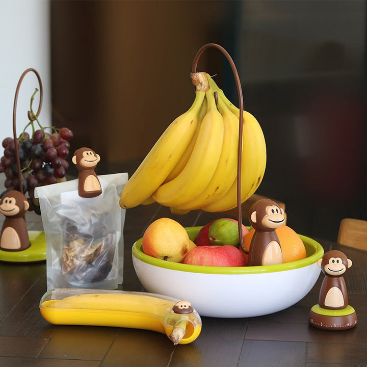 Apeformet Køkken Bananholder Stativ