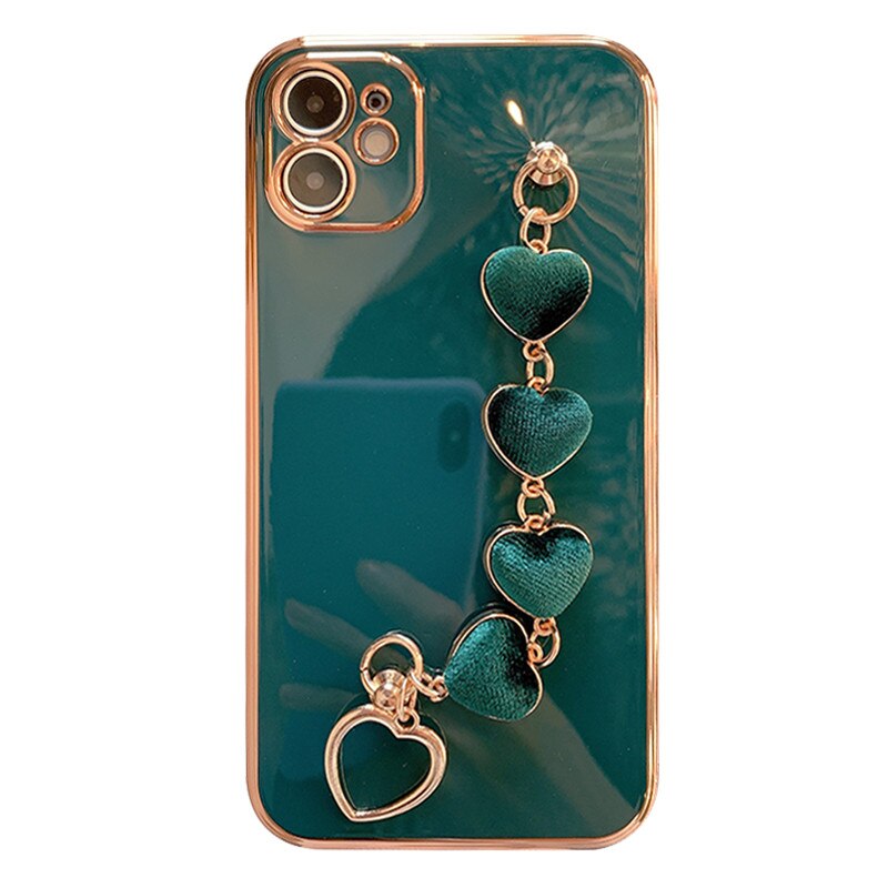 Ædelmetal Hjerte iPhone Cover