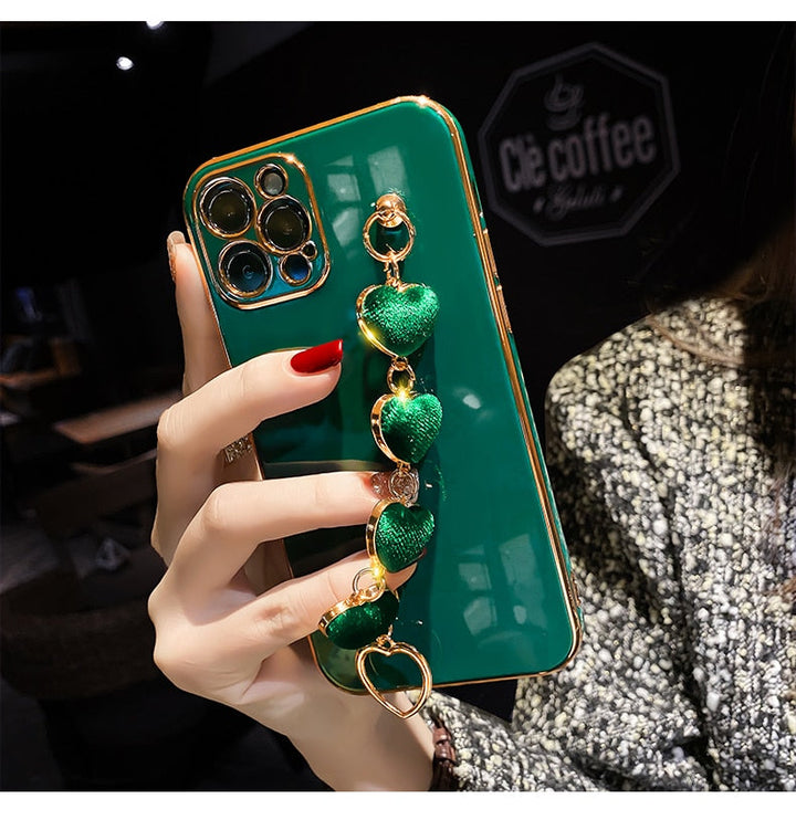 Ædelmetal Hjerte iPhone Cover