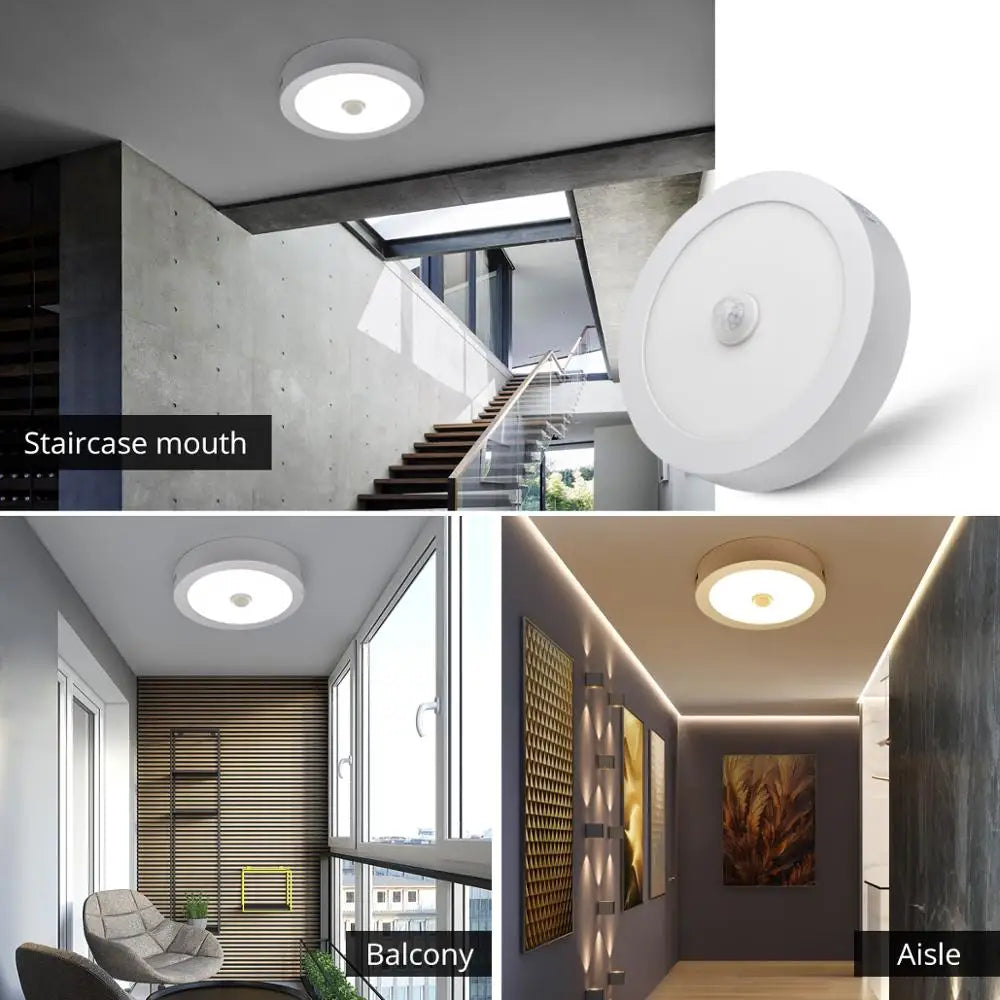 Bevægelsessensor LED Loftlamper – Smart Belysning til Dit Hjem