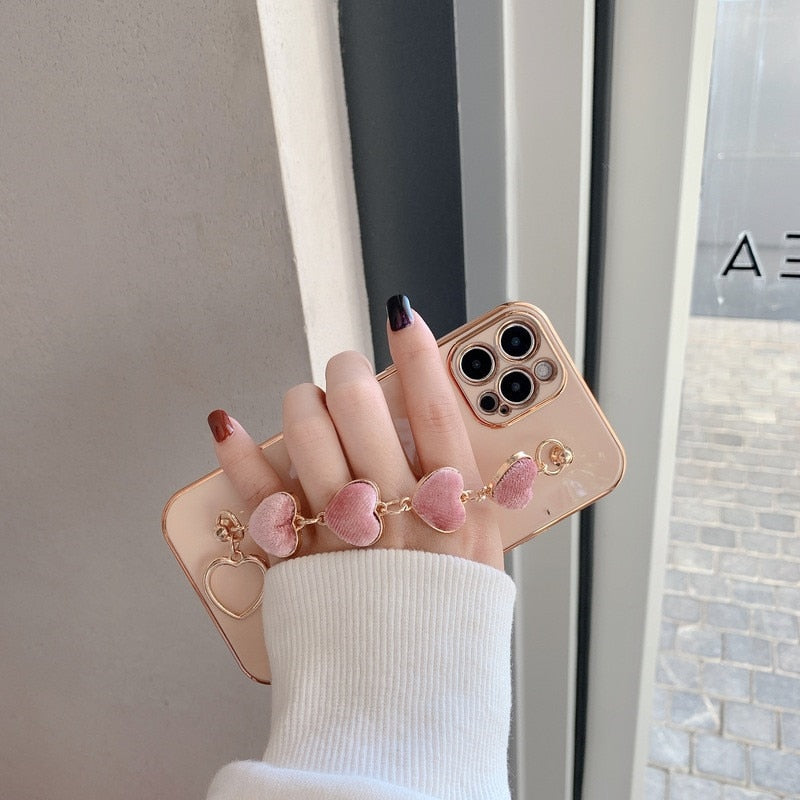 Ædelmetal Hjerte iPhone Cover