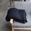 Tyk Strikket Plaid