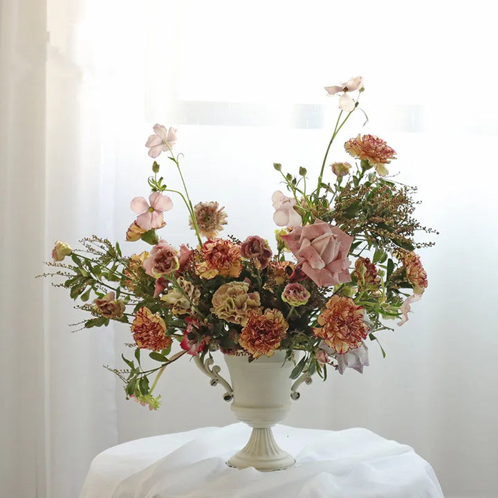 Europæisk Vintage Chalice Vase lavet af Jern