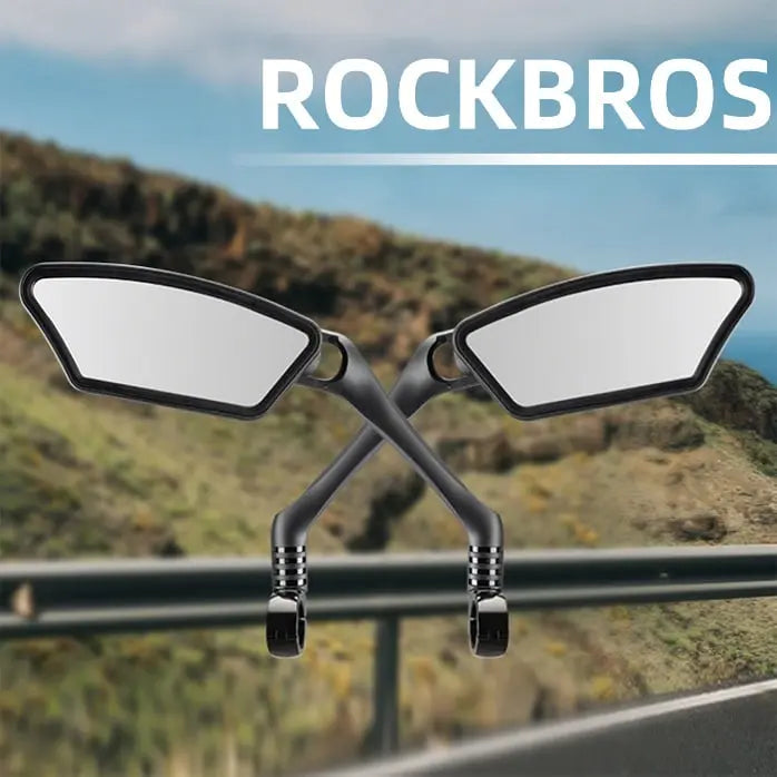 Cykelspejl lavet af rustfrit stål – brudsikkert &amp; 360° roterbart for mere sikkerhed
