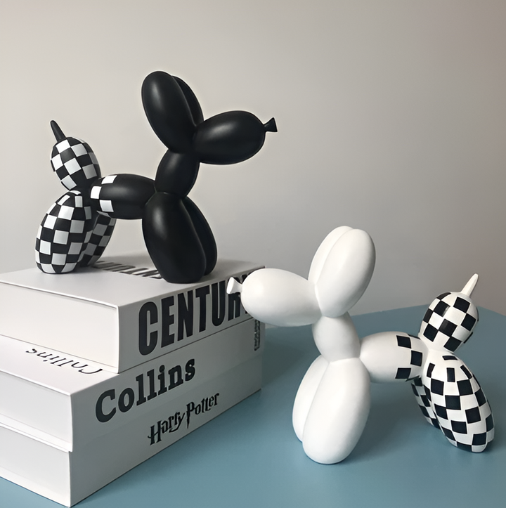 Ballon Hvalp Kunst - Kreativ Ballon Hund Design til Hjemmedekoration