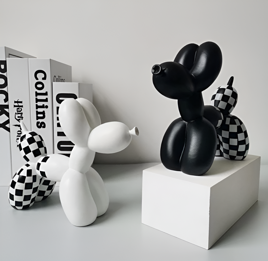 Ballon Hvalp Kunst - Kreativ Ballon Hund Design til Hjemmedekoration