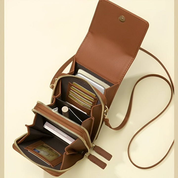 Carry - Stilfuld Crossbody Pung &amp; Telefonholder Taske
